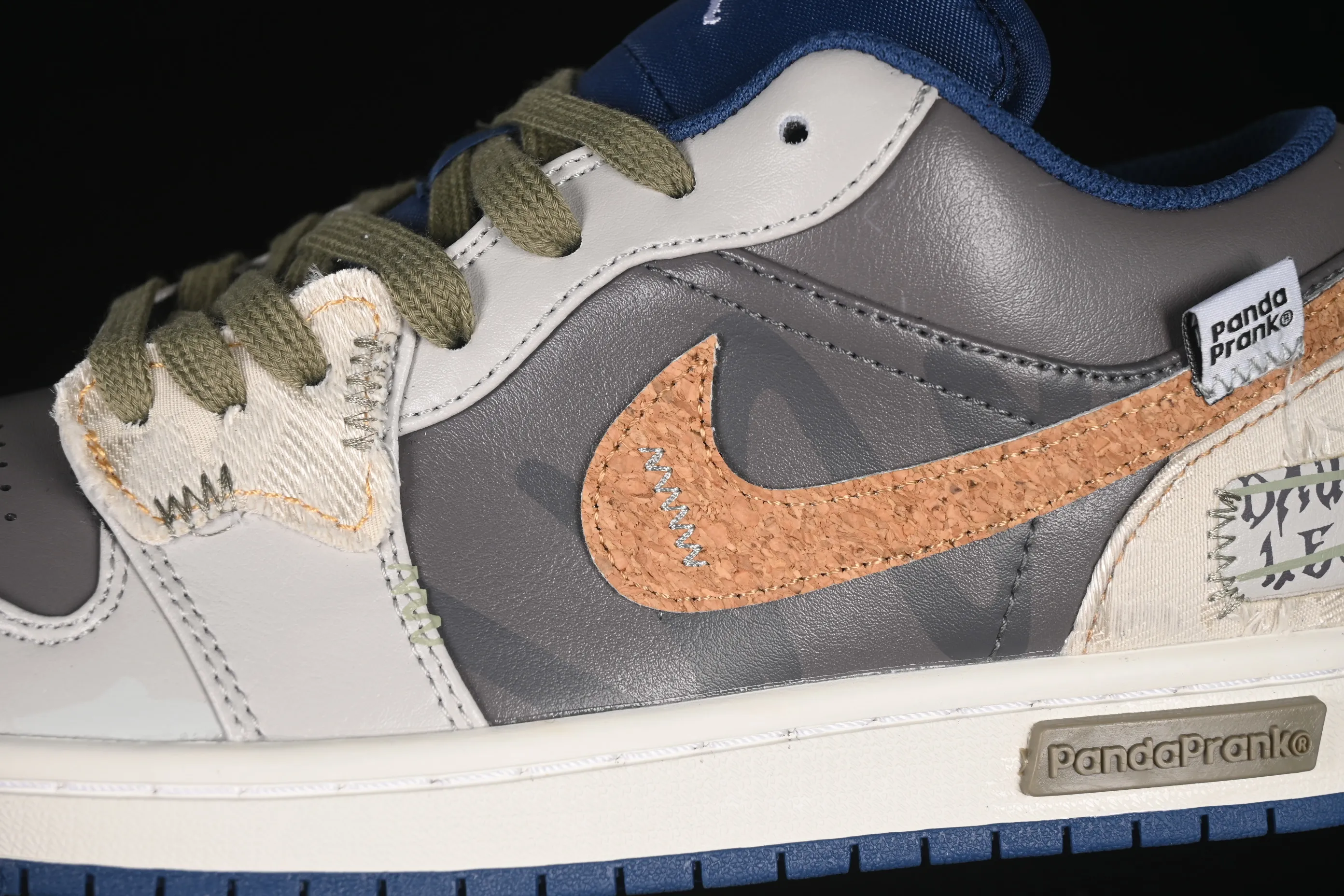 All categories Air Jordan Jordan series basketball shoes Air Jordan 1 Low Air Jordan 1 Low AJ1 Joe 1 Panda Prank Pioneer Knight Brown Gray Low-top retro basketball shoes 553558-414